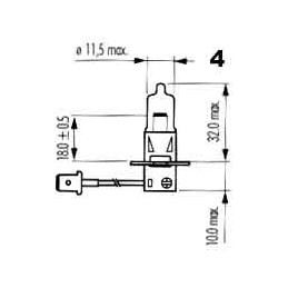 žiarovka H3 12V 55W PK22s SUPER OSRAM