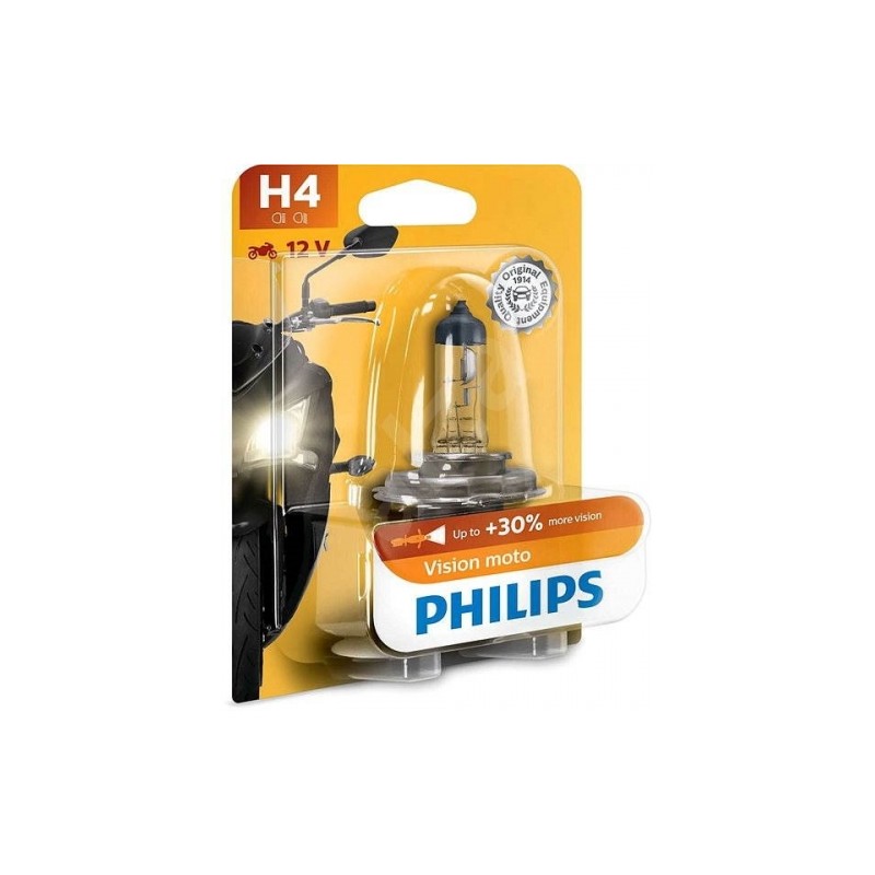 blister H4 12V 60/55W P43t Vision Moto blister H4 12V 60/55W P43t Vision Moto