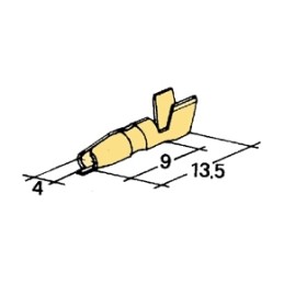 konektor 4mm kulatý 1-2,5mm...