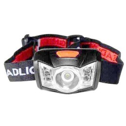 headlamp LED 1W white + 4x red