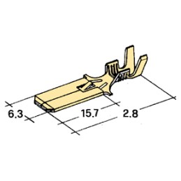 connector 6.3mm 0.75-2.0mm²...