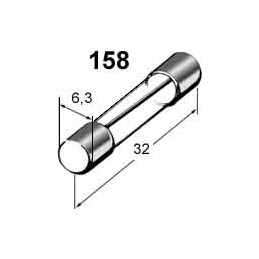 pojistka skleněná 5A 6,3x32