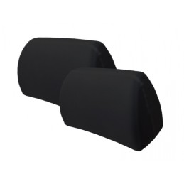 Headrest covers 2pcs (black)