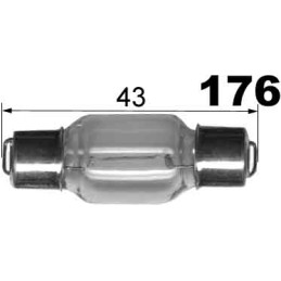 Bulb 12V 21W SV 15x43mm...