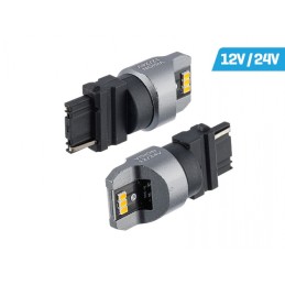 2 pcs LED 12V/24V PY27W...