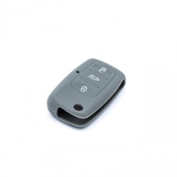 gray protective car key case