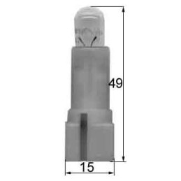 Bulb 12V 5W 5 mm connectors...