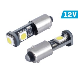 2pcs LED 12V/4W BA9s clear...