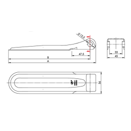 Side hinge ZW-01.220A