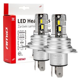 LED žárovky H4 1800 LM 2ks 12V