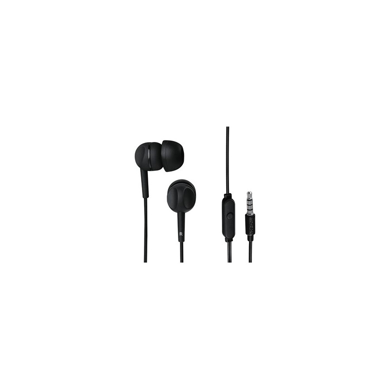 Thomson headphones with microphone EAR3005 black Thomson headphones with microphone EAR3005 black