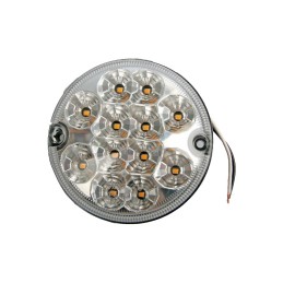 Reversing light rear round, 95 mm, 12/24V white