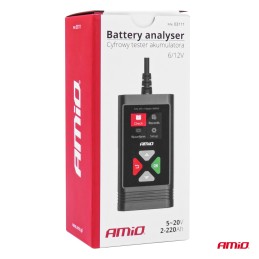 Professional digital car battery tester 6/12V