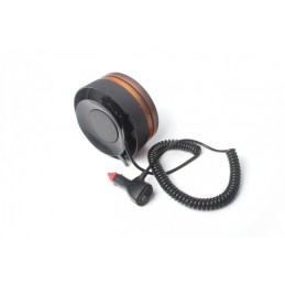 magnetic LED beacon 12V-24V orange 50LED with switch on the beacon