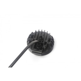 Round LED work light 12-24V 12x LED with switch