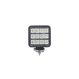 Square LED working spotlight 12-24V 12x LED with switch