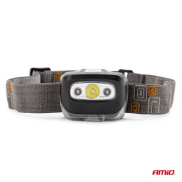 Headlamp LED 3W 1200mA rechargeable 180 lum