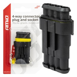 4P waterproof connector set