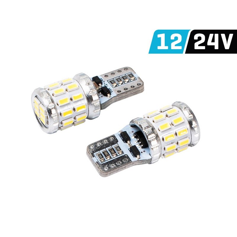 2pcs LED 12V/24V 5W W2.1x9.5d clear CANBUS 2pcs LED 12V/24V 5W W2.1x9.5d clear CANBUS