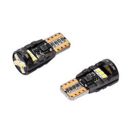 2pcs LED 12V/24V 5W W2.1x9.5d clear CANBUS