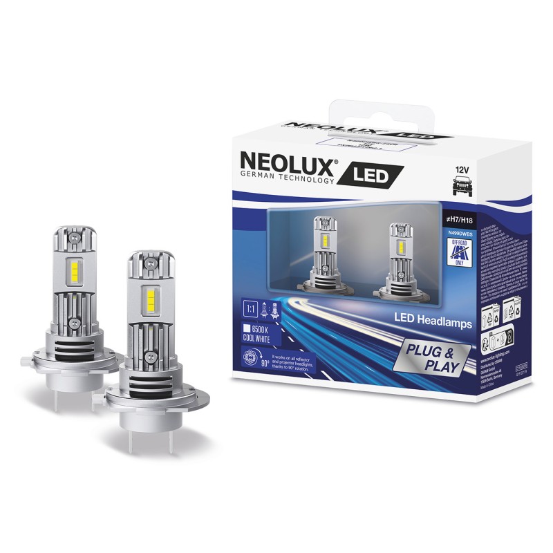 LED H7 12V NEOLUX PLUG & PLAY set of 2 LEDs LED H7 12V NEOLUX PLUG & PLAY set of 2 LEDs