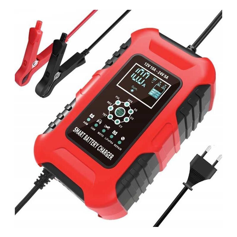 Charger with automatic CARSPA 12V-10A/24V-5A Charger with automatic CARSPA 12V-10A/24V-5A