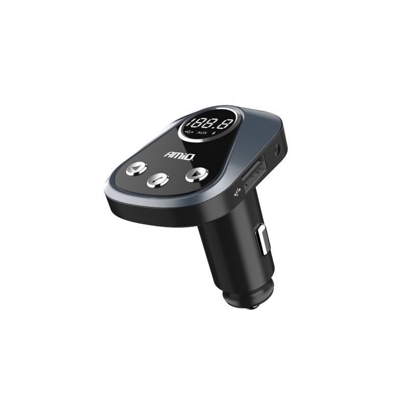 FM transmitter with 2.4A charger function and localization FM transmitter with 2.4A charger function and localization