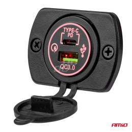 Charger 2xUSB 12/24V