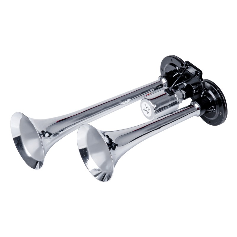 Fanfare air horn 2-tone 12-24V Fanfare air horn 2-tone 12-24V