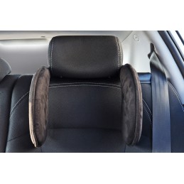 Folding headrest for the car, Cover-black material