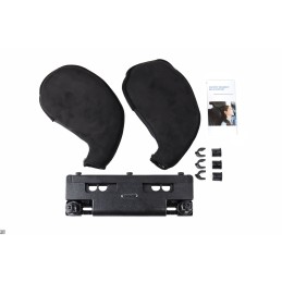 Folding headrest for the car, Cover-black material