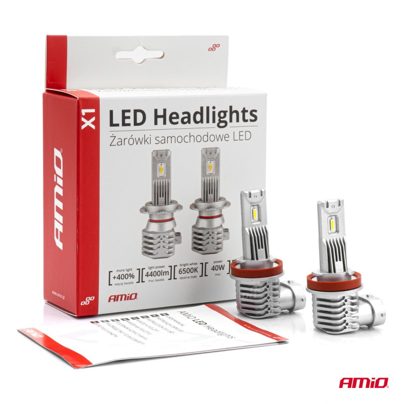 LED bulbs H8/H9/H11 2200 LM 2 pcs 12V 20W LED bulbs H8/H9/H11 2200 LM 2 pcs 12V 20W