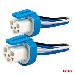 socket for light bulb HB1/HB5 9004/9007 2 pcs 15cm
