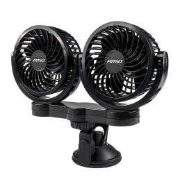 Car fan with suction cup 2x4" 24V