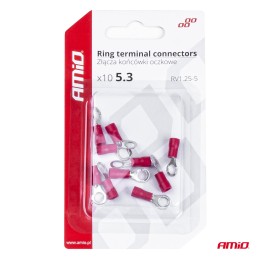 cable eye 5.3 mm wire 1.25-5 mm insulated 10 pcs