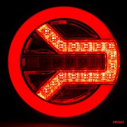 Rear light combined LED L/P 12/24V round