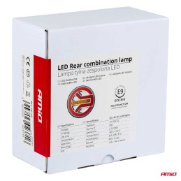 Rear light combined LED L/P 12/24V round