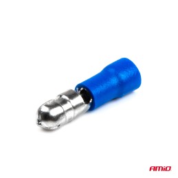 connector pin circular dia. 5mm blue 10 pcs