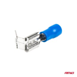 socket connector 6.3 mm with branch blue 10 pcs