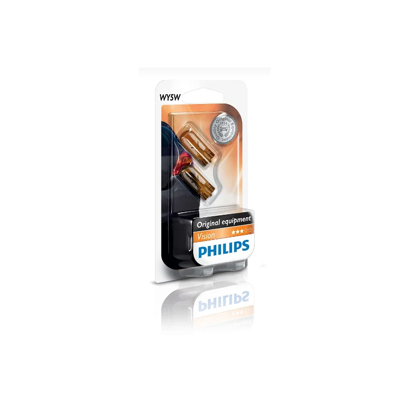 blister 12V 5W W2.1x9.5d orange. PHILIPS 2 pcs blister 12V 5W W2.1x9.5d orange. PHILIPS 2 pcs