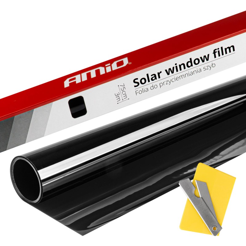 Window tinting film Dark Black 0.75x3m (15%)
