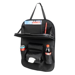 Car seat organizer with table