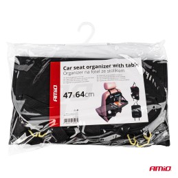Car seat organizer with table