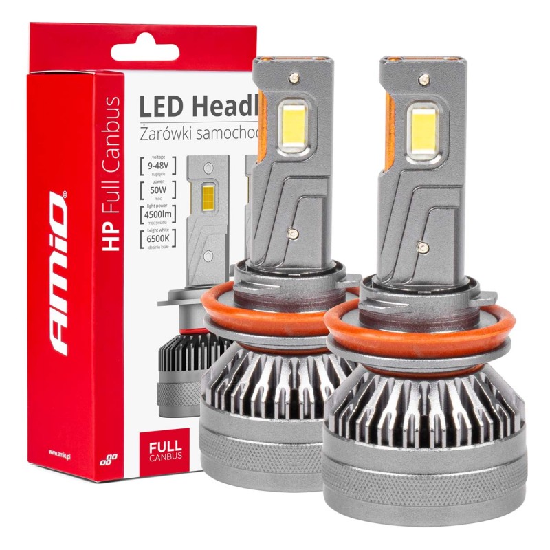 LED bulbs H8/H9/H11 CANBUS 2 pcs 12V-24V LED bulbs H8/H9/H11 CANBUS 2 pcs 12V-24V