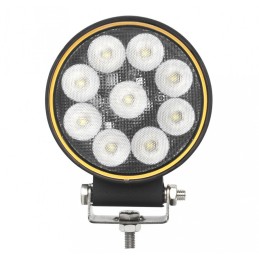 Round LED work light 12-24V 9x LEDs