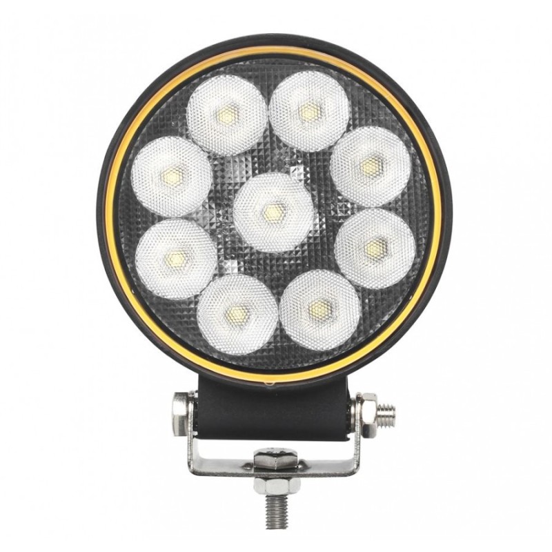 Round LED work light 12-24V 9x LEDs Round LED work light 12-24V 9x LEDs