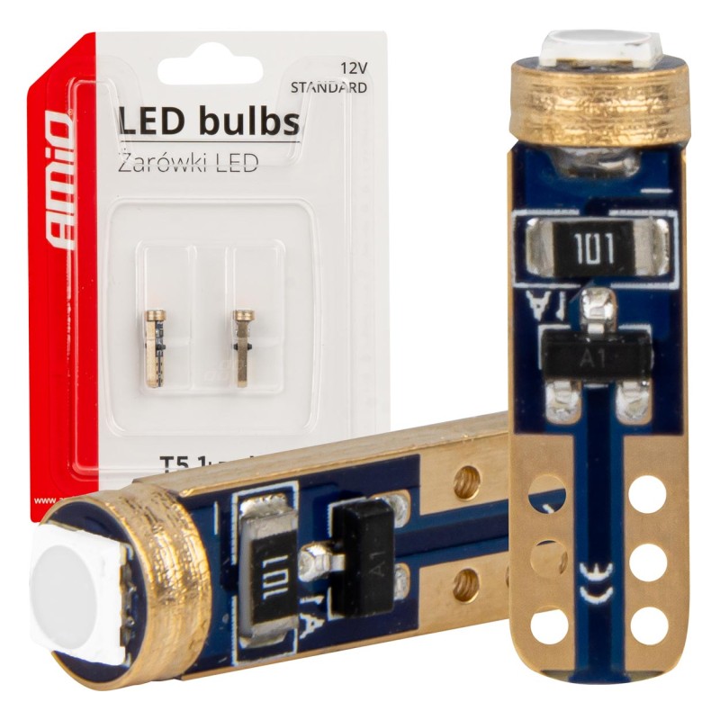 2pcs LED 12V 1.2W W2x4.6d green 1xLED 3030 2pcs LED 12V 1.2W W2x4.6d green 1xLED 3030