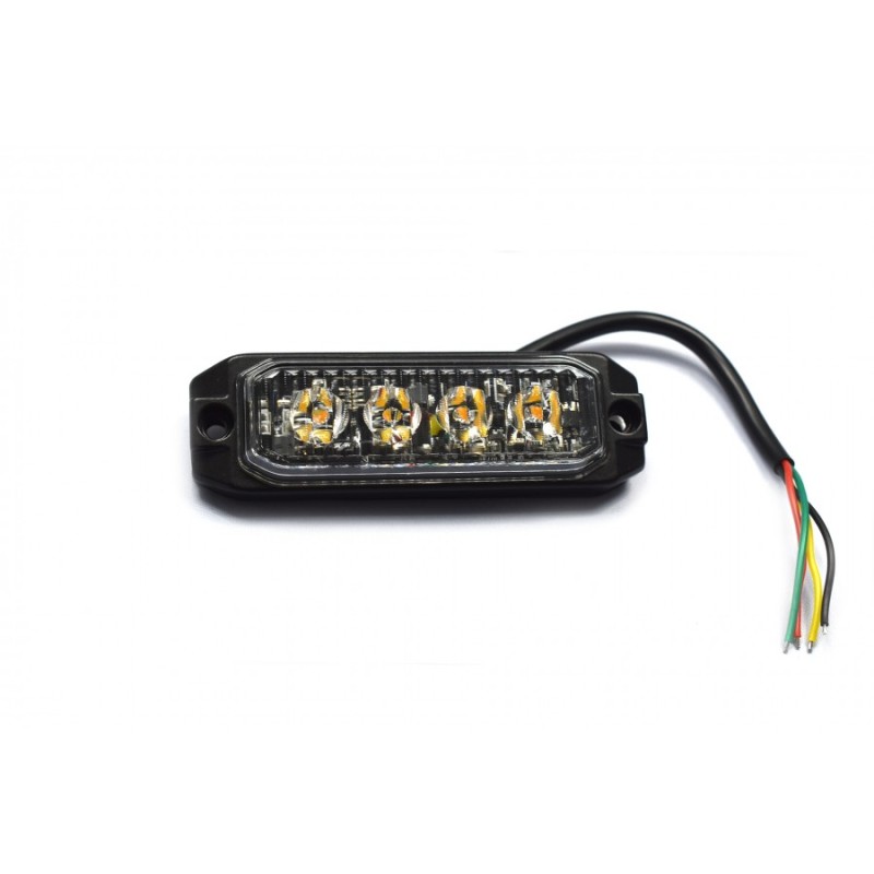 warning light LED orange PREDATOR 4*3W