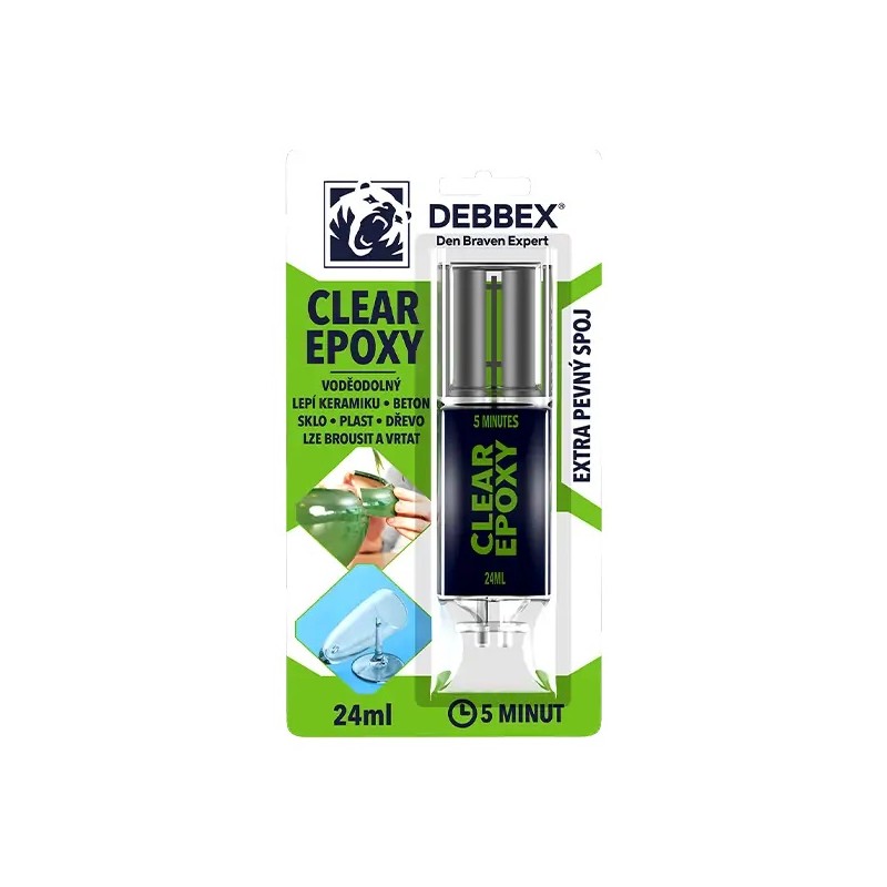 Fast-setting two-component epoxy glue 24 ml Fast-setting two-component epoxy glue 24 ml