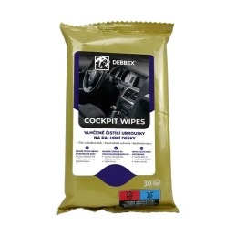 Moist dashboard cleaning wipes